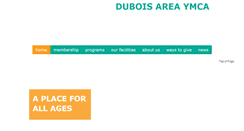 Desktop Screenshot of duboisymca.org